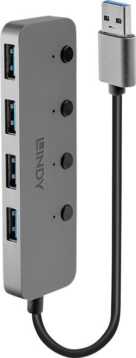 Lindy USB 3.0 Hub (USB-A, 4 ports)