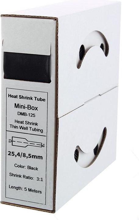 Immagine prodotto Offgridtec Tubo termorestringente da 5 metri con adesivo 24mm>8mm nero Rapporto 3:1 (1x)