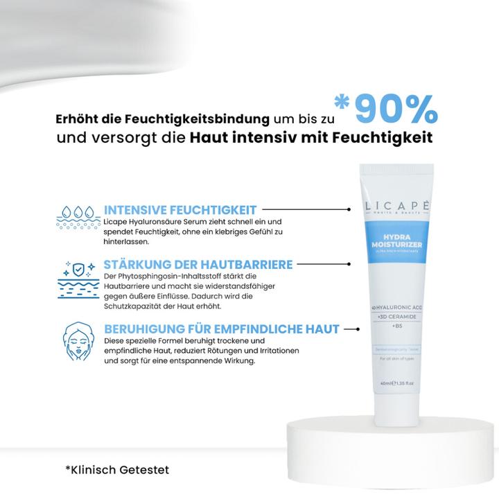 Image du produit Licape | Feuchtigkeitscreme 40 ml | Gesichtscreme für trockene und sensible Haut (40 ml, Tonique visage)
