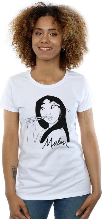 Immagine prodotto Disney Mulan Chopsticks Maglietta Donna (S)