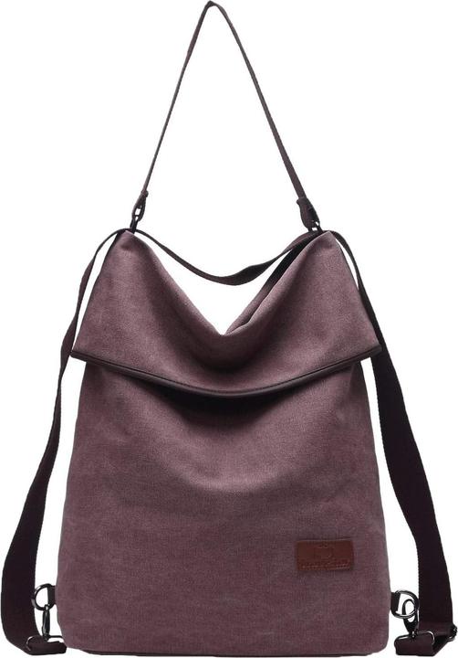 Only-Bags.Store Canvas Umhängetasche Rucksack Handtasche Vintage Umhängetasche Anti-Diebstahl Hobo Tasche für den