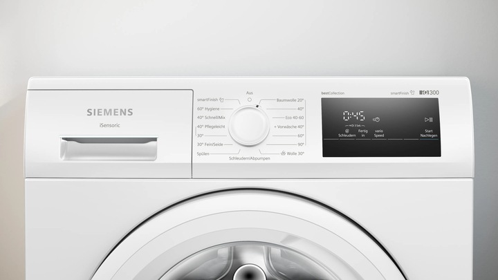 Actual product image Siemens SIEM Waschvollautomat bC (8 kg, Left)