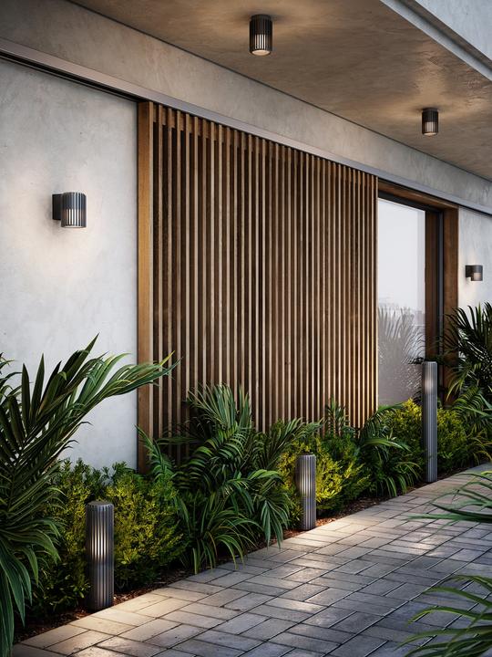 Produktbild Nordlux Matrix 95, Gartenleuchte, Grau (E27, IP54)