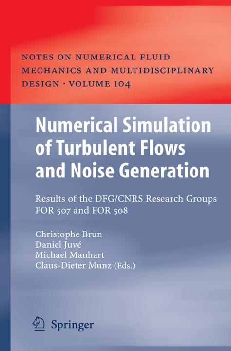 Energie-Label Numerical Simulation of Turbulent Flows and Noise Generation (Christophe Brun, Claus-Dieter Munz, Daniel Juvé, Michael Manhart, 2010)