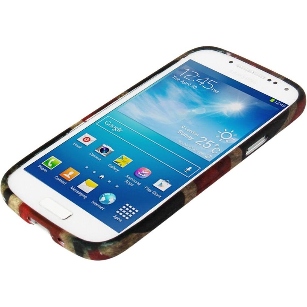 Thumbnail - König Design Hülle Retro Flagge TPU Tasche für Samsung Galaxy S4 mini i9190 (Samsung Galaxy S4 mini), Smartphone Hülle, ...