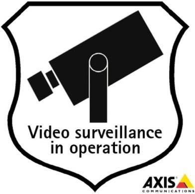 Actual product image Axis Sticker surveillance