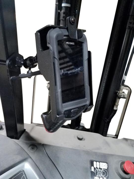 Produktbild Gamber-Johnson 7160-1695, Nicht-Ladestation,, Keyence BT-A700, Schwarz, 108 mm, 203,2