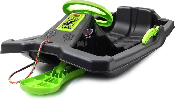 Jamara Snow Play Bob Black Devil 84cm zwart met stuur en rem