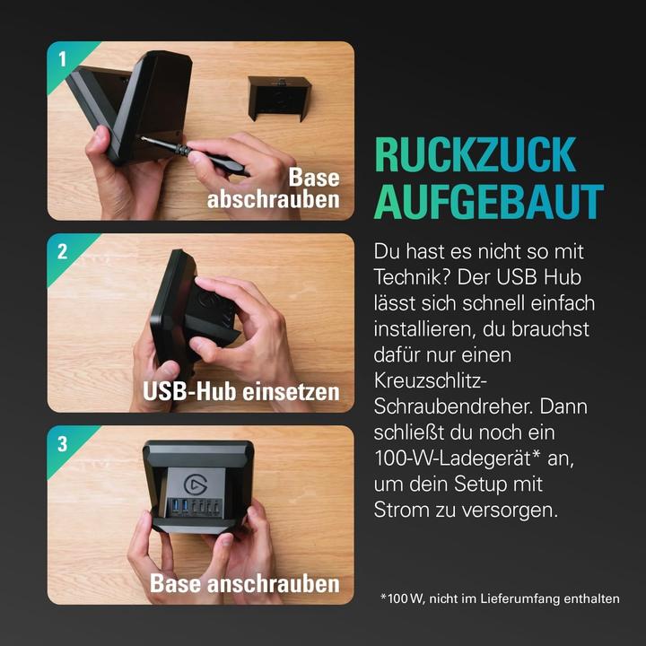 Produktbild Elgato USB Hub for Stream Deck + (USB-C, 4 Ports)