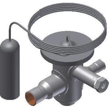 Danfoss, Zubehör Sanitärinstallation, TUB R290, ODF, 0,64kW - Termostatisk ekspansionsventil, 3/8 ODF, 1/4, R290, 0,64 k...