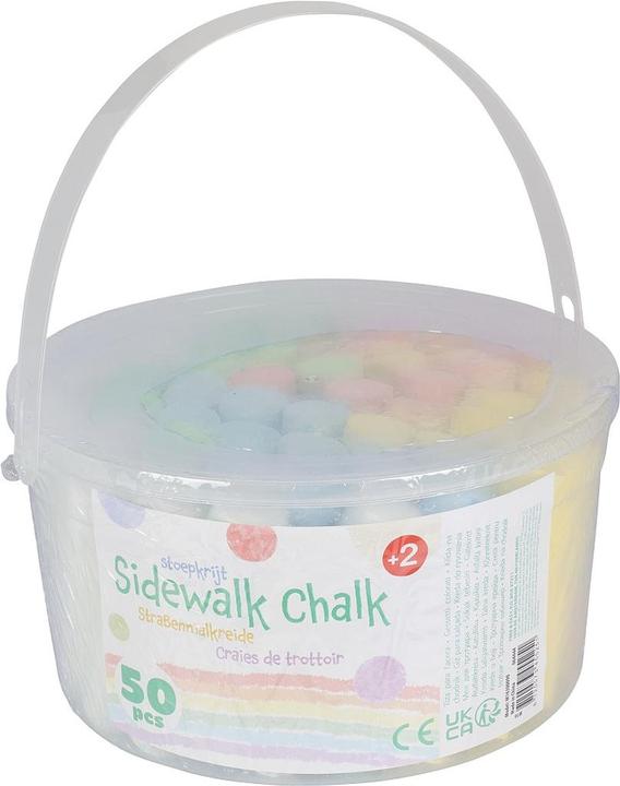 Actual product image Champ Jumbo Road Chalk, 50 pieces (Multicoloured, 50 x)