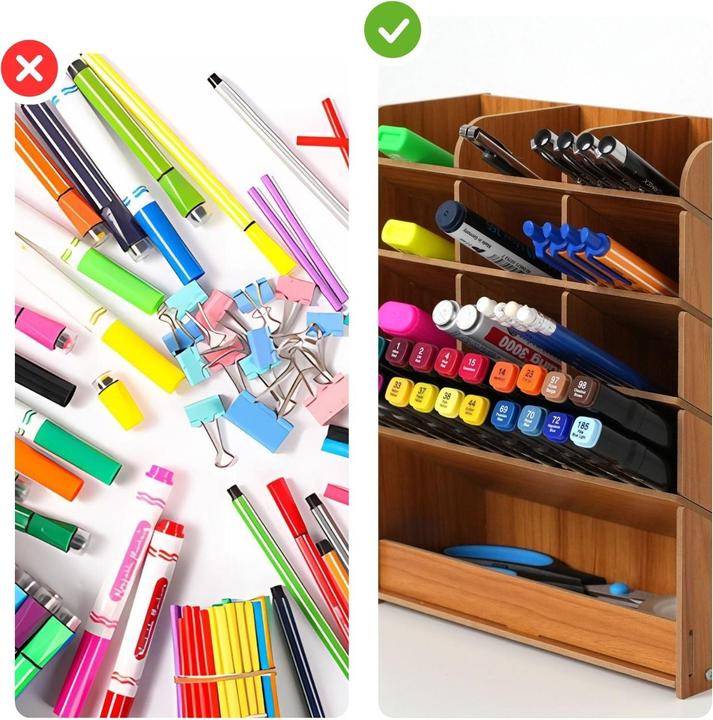 Immagine prodotto Hermex Organizzatore da scrivania Portapenne Organizzatore da scrivania Portapenne da scrivania Scatola