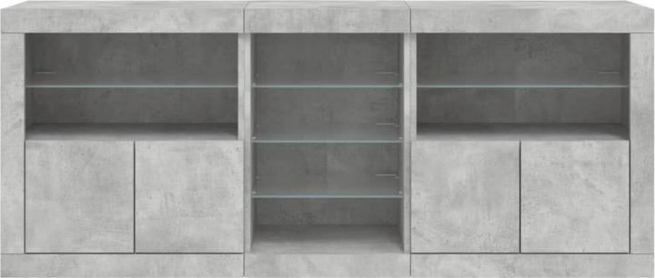 Produktbild VidaXL Sideboard mit LED-Leuchten (162 x 37 x 67 cm)