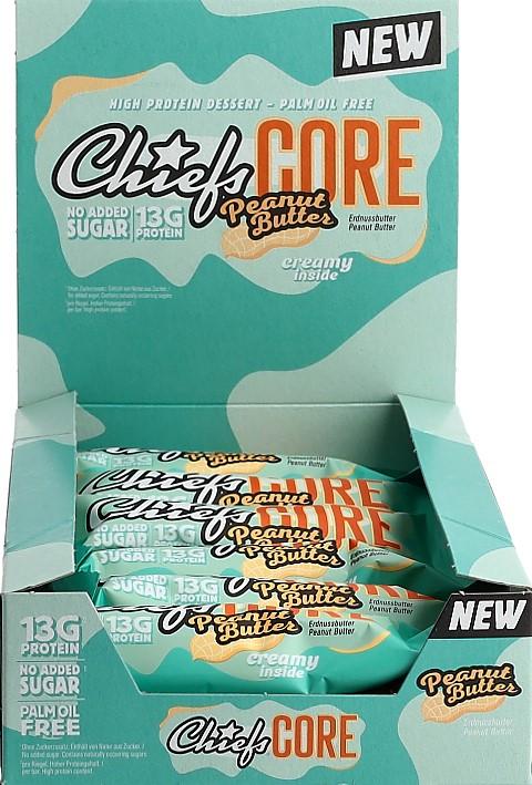 Actual product image Chiefs Protein Core (Peanut Butter, 12 pcs., 40 g)