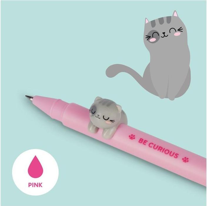 Actual product image Legami Roller Gel Pen Kitty (Rose, 1 x)