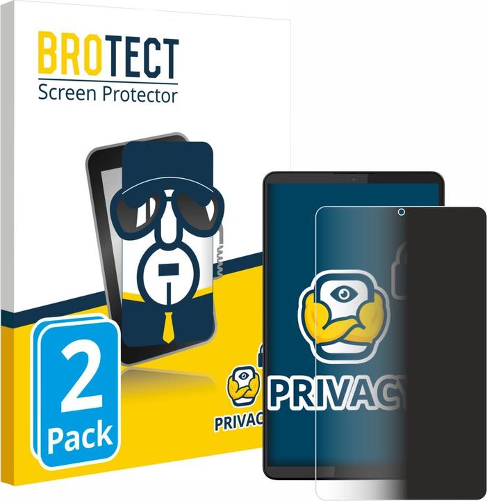 Produktbild BROTECT Sichtschutzfolie für Lenovo Tab One 8.7" Anti-Spy Privacy Folie Blaulicht-Schutz (2 Stk., Lenovo Tab One)