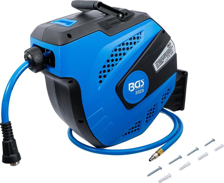 Image du produit BGS Enrouleur air mural automatique 12 m + 2 m
