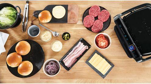Actual product image Tefal OptiGrill Elite contact grill (GC7508), black