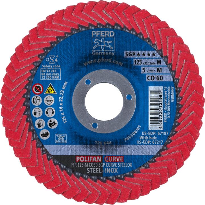 Produktbild Pferd Fächerschleifscheibe (60)