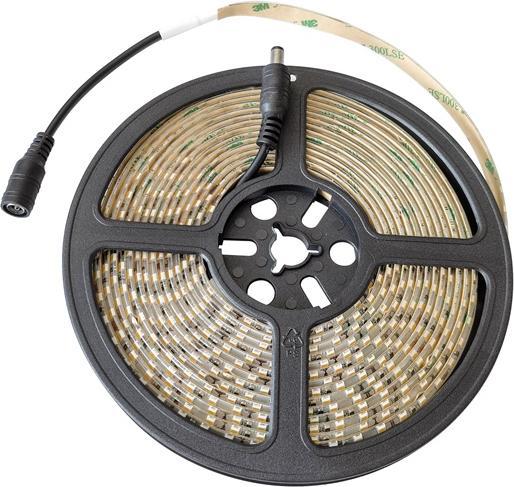 Actual product image Standart LED STRIP 9.6W/M 5M WARM WHITE IP65 12V (Warm white, 500 cm)