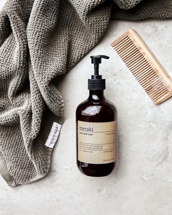 Immagine prodotto Meraki Lavaggio per capelli e corpo Northern Dawn (490 ml, Shampoo liquido)