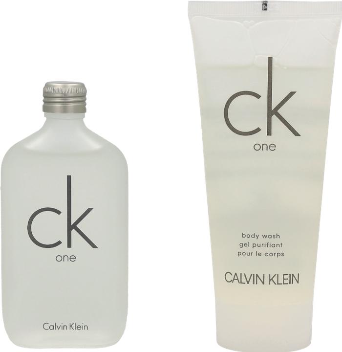 Actual product image Calvin Klein CK One Christmas 2023 Eau de Toilette 50 / Shower Gel 100 (Eau de toilette, 150 ml)