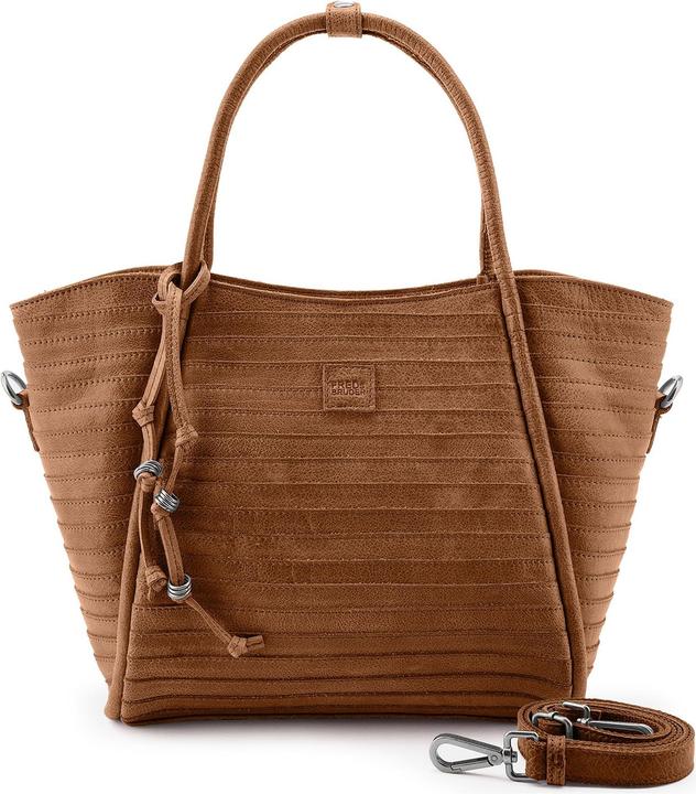 Produktbild FredsBruder Layer Shopper Tasche Leder 26 cm