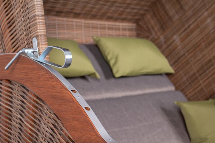 Produktbild dekoVries Strandkorb Comfort XL griseum