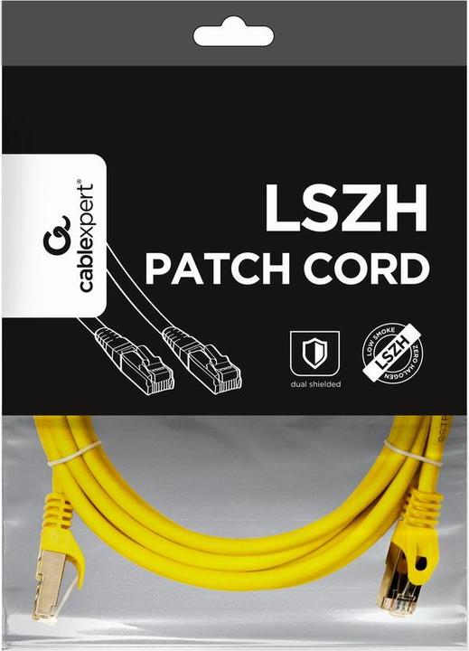 Produktbild Cablexpert PP6A-LSZHCU-Y-3M (S/FTP, CAT6, 3 m)