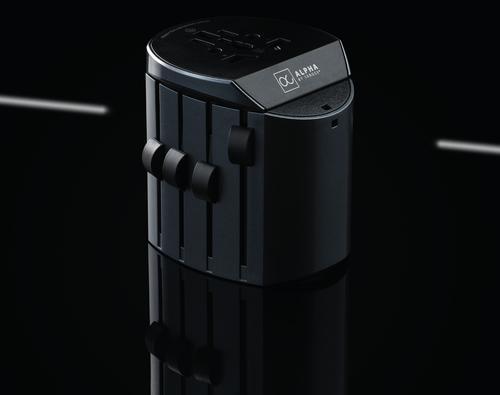 Actual product image Skross Alpha World travel adapter incl. hard case