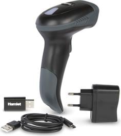 Produktbild Hamlet HBCS-2D110W Strichcodeleser Handheld 1D/2D CMOS Strichcodeleser Schwarz (1D-Barcodes, 2D-Barcodes)
