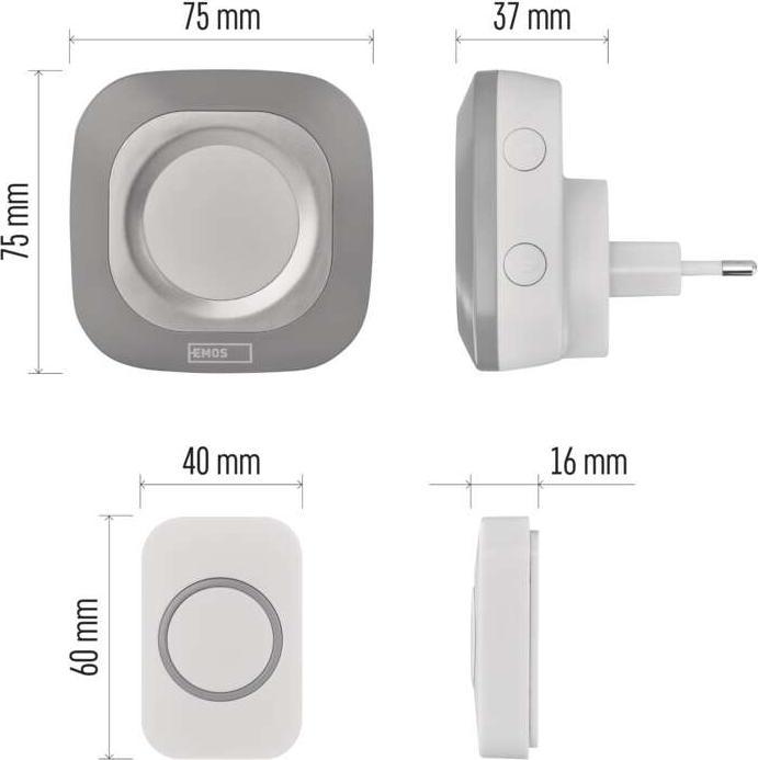 Actual product image Emos P5733S (Wireless)