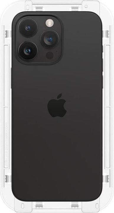 Actual product image Spigen GLAStR EZ FIT Privacy HD Designed for iPhone 15 Pro Max Premium Tempered Glass Screen Protector