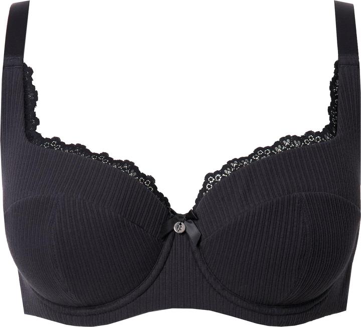 Produktbild Ulla Popken Balconette-BH, Softcups, Balconette-BH, Ajour, Cup B - E (85 E)