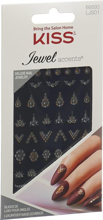 Produktbild KISS Jewel Accents (Nagelverzierung, Silber)