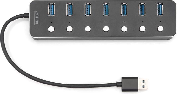 Actual product image Digitus USB Hub (USB-A, USB-C, 7 ports)
