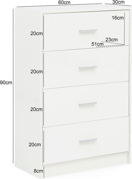 Immagine prodotto FineBuy Credenza (30 x 60 x 90 cm)