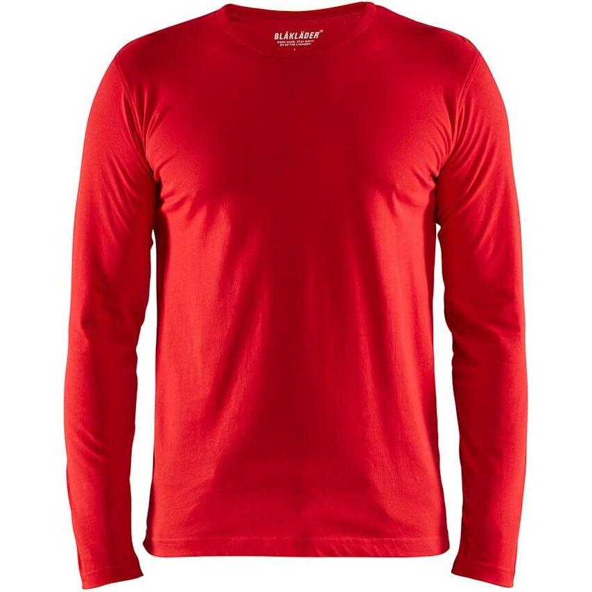 Blakläder, Herren, Shirt, Langarmshirt, Rot, (L)