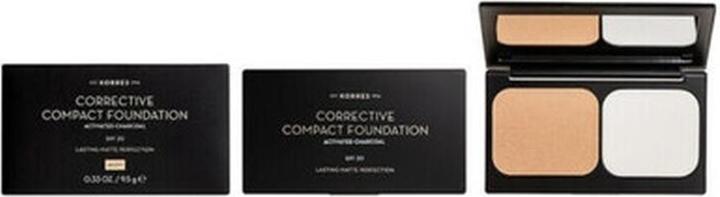 Actual product image Korres Fond de Teint Compact Actived Charcoal #03 - 9.5 g