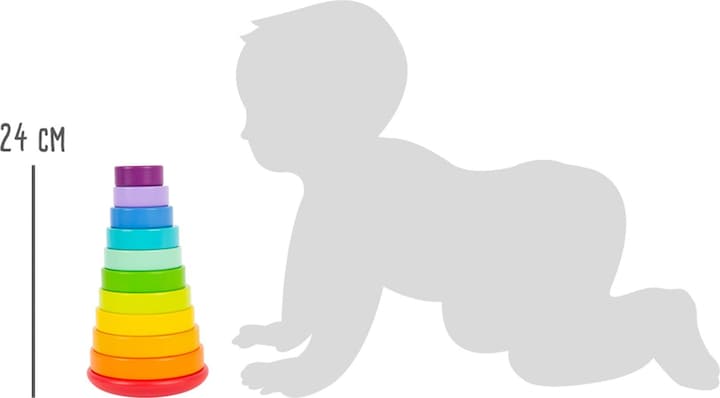Productafbeelding small foot Stapeltoren Regenboog