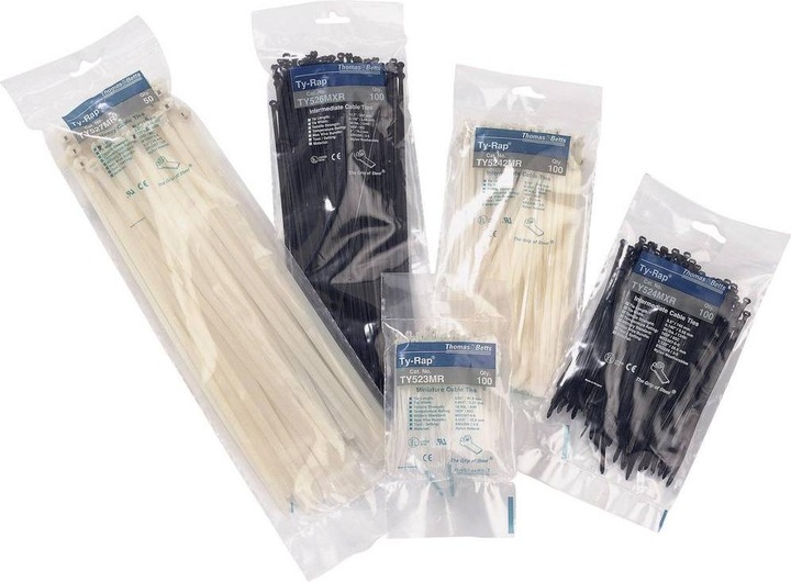 Image du produit ABB Serre-fils résistant aux intempéries (Serre-câbles en plastique, 92 mm, 100 pcs)