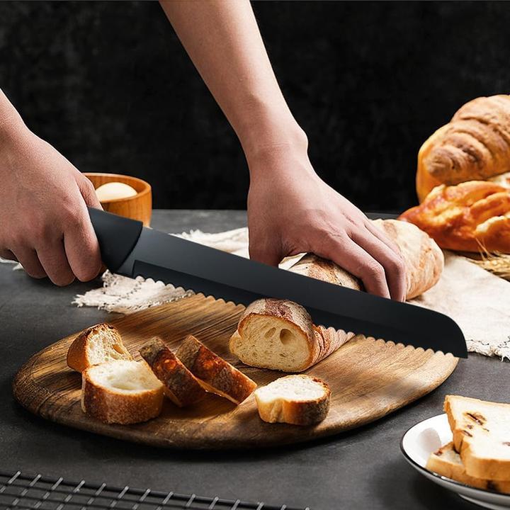 Produktbild Jinpiker 16-teiliges Küchenmesser-Set mit Messerblock
