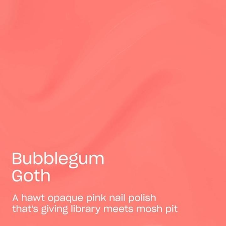 Produktbild OPI Nail Lacquer Bubblegum Goth Opaque Bright Warm Pink (Bubblegum Goth, Farblack)