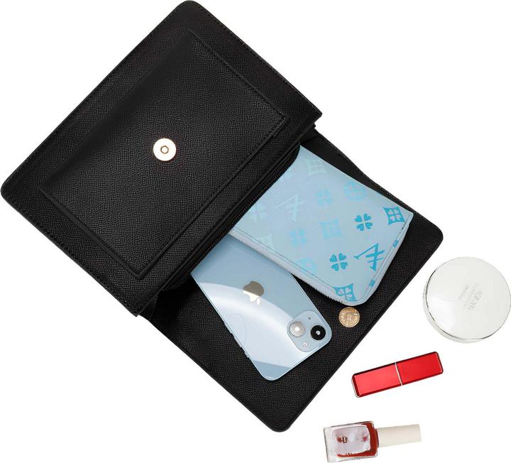 Produktbild Gallantry Damen Umhängetasche Goldkette Fronttasche Klappe