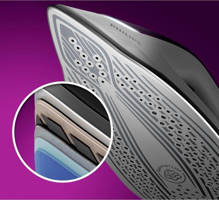 Image du produit Philips PSG8050/30 steam ironing station SteamGlide soleplate Purple (2700 W, 600 g/min)