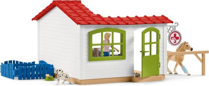 Produktbild Schleich Tierarzt-Praxis mit Haustieren