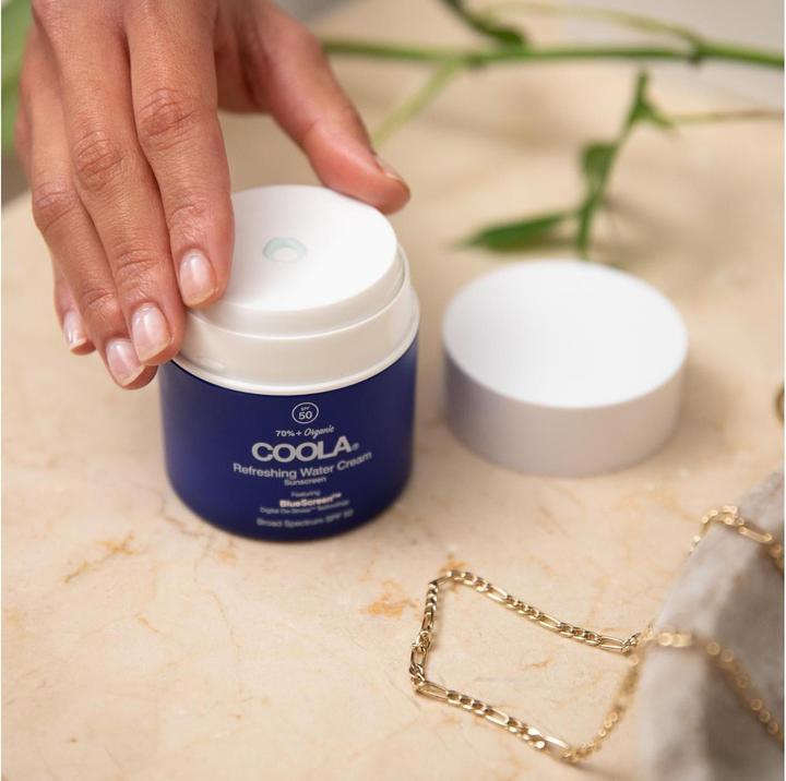 Productafbeelding Coola Suncare Verfrissende Watercrème Biologische Gezichtszonnebrandcrème SPF50 (SPF 50, 44 ml)