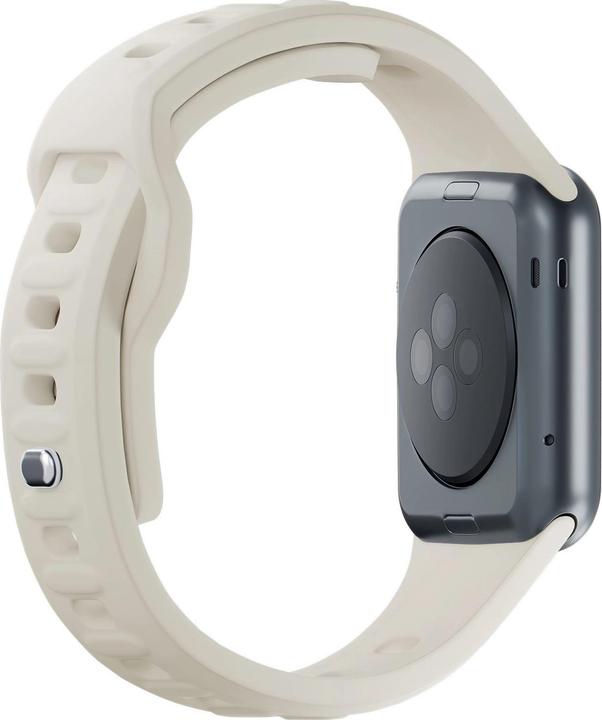 Produktbild 3MK Silicone Watch Strap beżowy/beige dla Apple Watch 38/40/41mm (Silikon, Edelstahl)