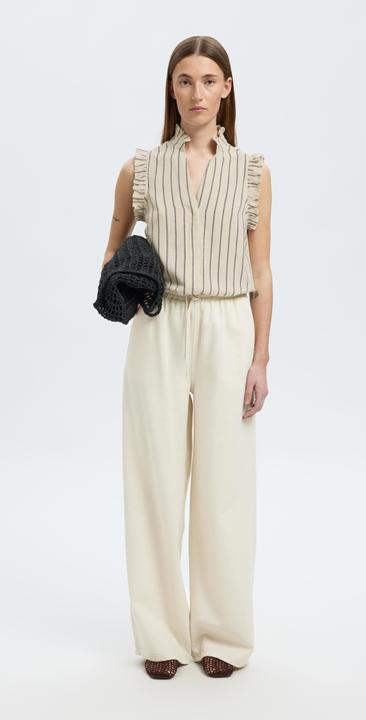 Produktbild Selected Slfviva Sl Ruffle Striped Sun Top Noos (40)