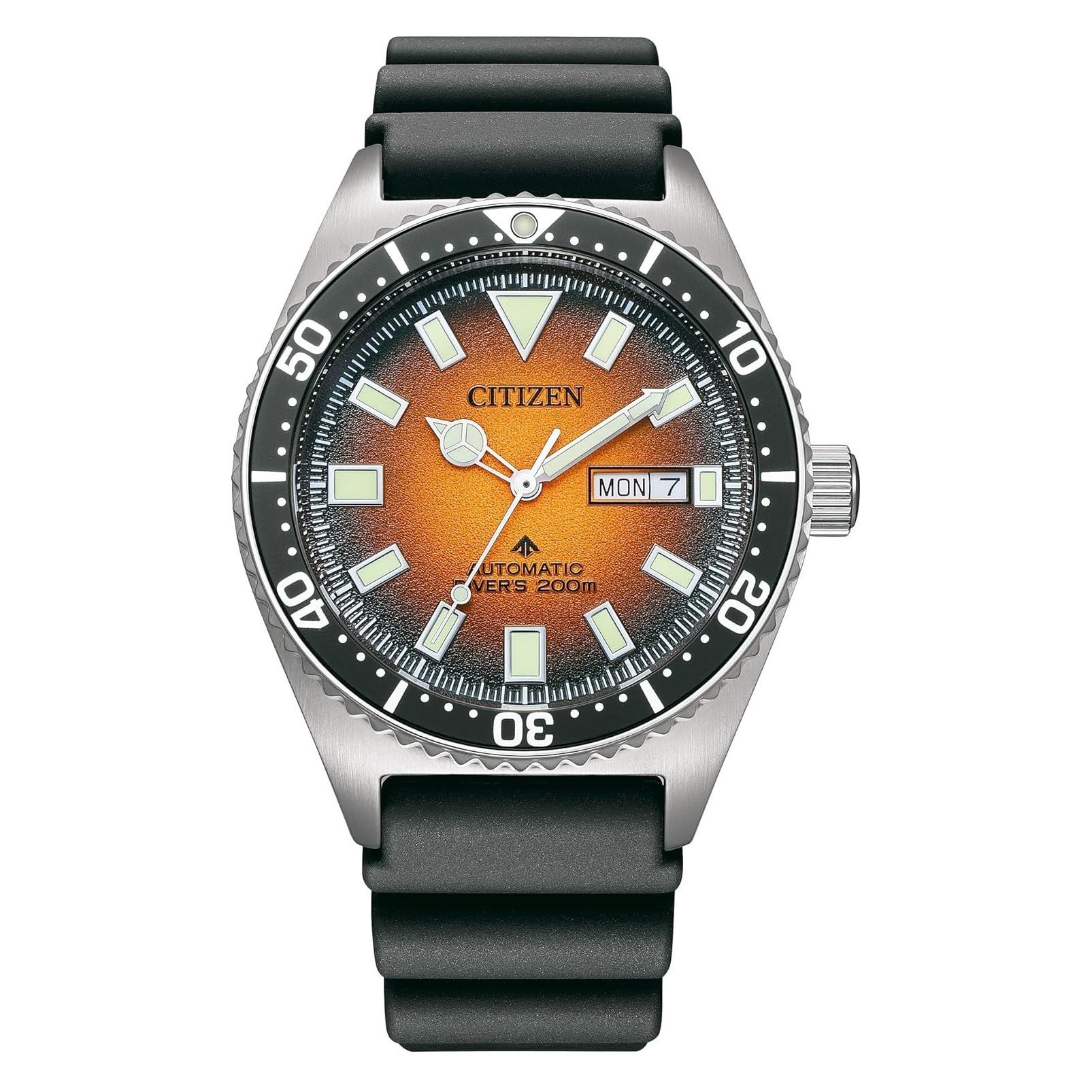 Citizen, Horloge, NY0120-01Z Promaster Marine Automatisch Herenhorloge 41mm 20ATM, Zwart, (Duikhorloge, Sporthorloge, Analoog Horloge, 41 mm)